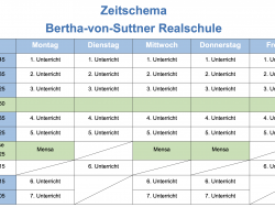 Zeitschema Bertha-con-Suttner Realschule